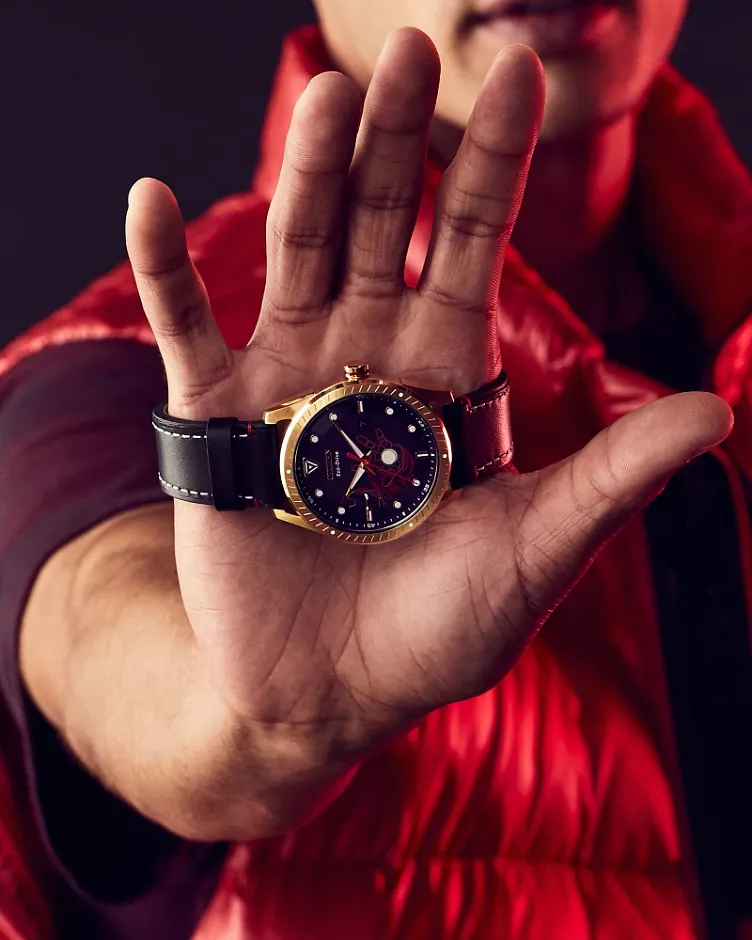 Tony Stark Black Dial Leather Strap BM6992-09W | CITIZEN Tony Stark Black Dial Leather Strap BM6992-09W | CITIZEN